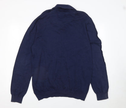 Mens UK Size XL 6th Sense Blue Pullover Jumper