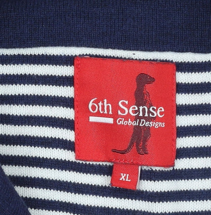 Mens UK Size XL 6th Sense Blue Pullover Jumper