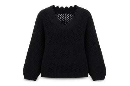 Womens UK Size XS Marks and Spencer Black Pullover Jumper