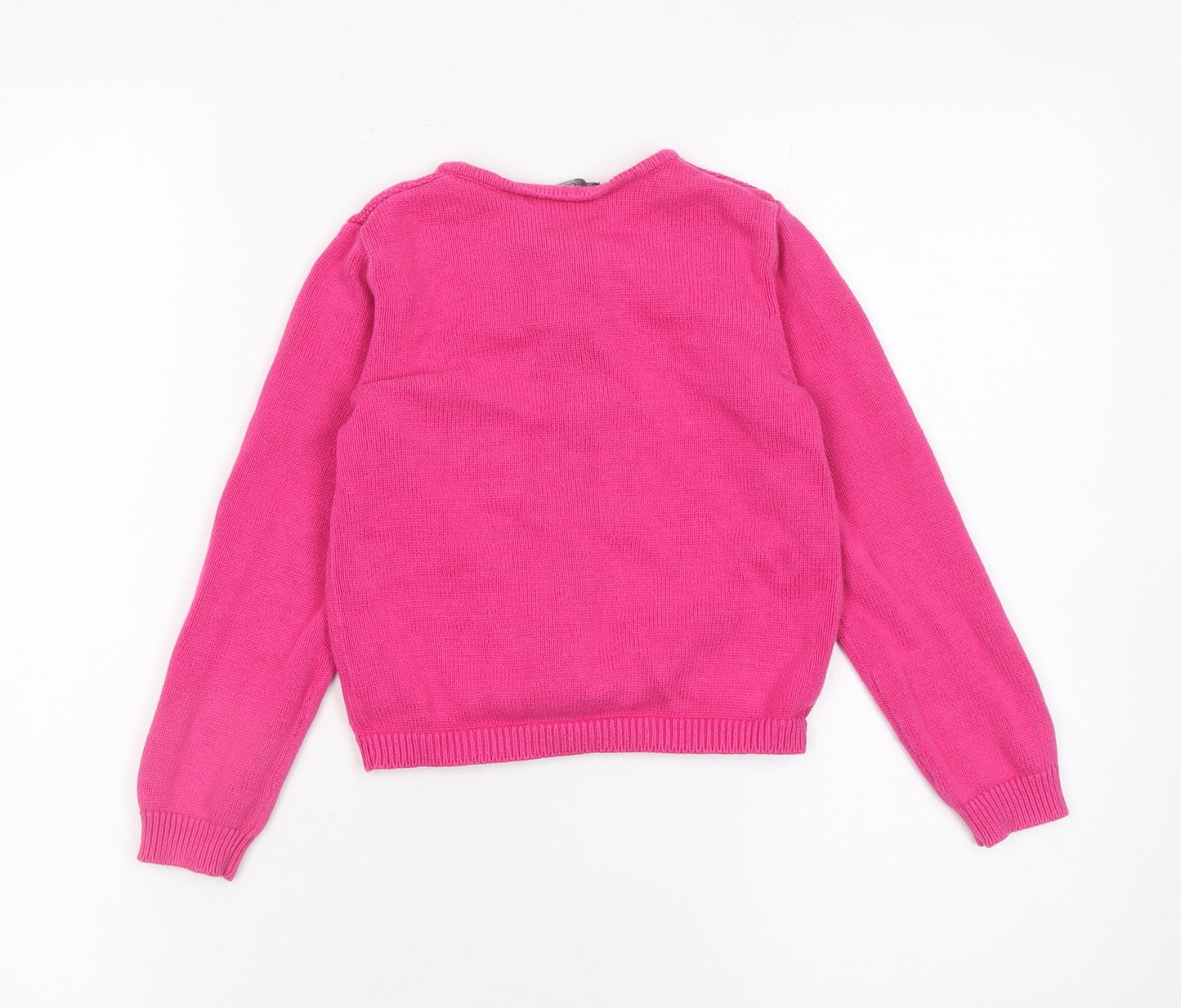 Girls UK Size 5-6 Years George Pink Cardigan Jumper
