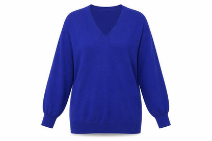 Womens UK Size 10 Roman Blue Pullover Jumper