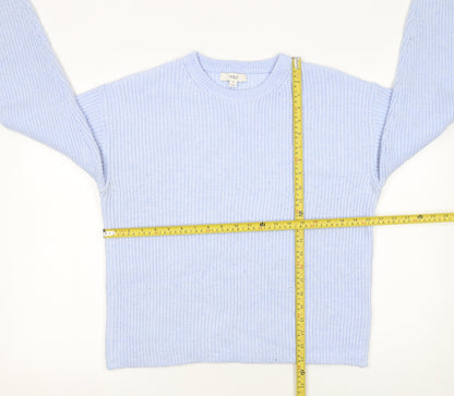 Marks and Spencer Women’s Blue Chunky Knit Pullover Jumper Size M