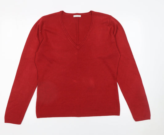Womens UK Size 16 Matalan Red Pullover Jumper