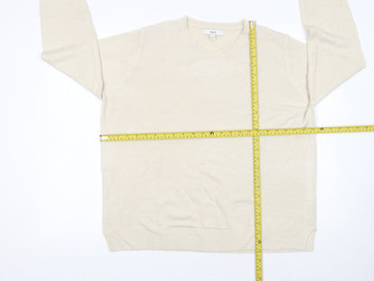 Womens UK Size 18 Marks and Spencer Beige Pullover Jumper