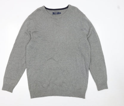 Mens UK Size M Maine New England Grey Pullover Jumper