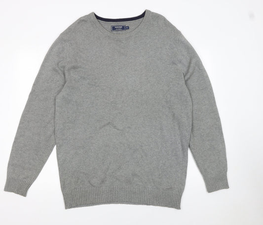Mens UK Size M Maine New England Grey Pullover Jumper