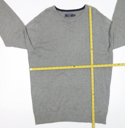 Mens UK Size M Maine New England Grey Pullover Jumper