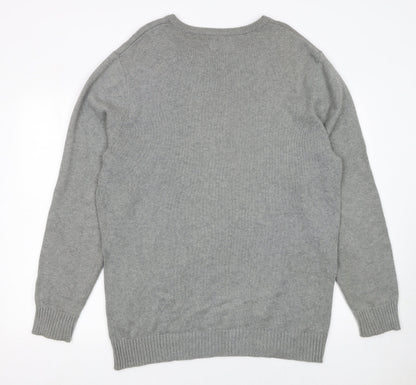 Mens UK Size M Maine New England Grey Pullover Jumper