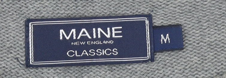 Mens UK Size M Maine New England Grey Pullover Jumper