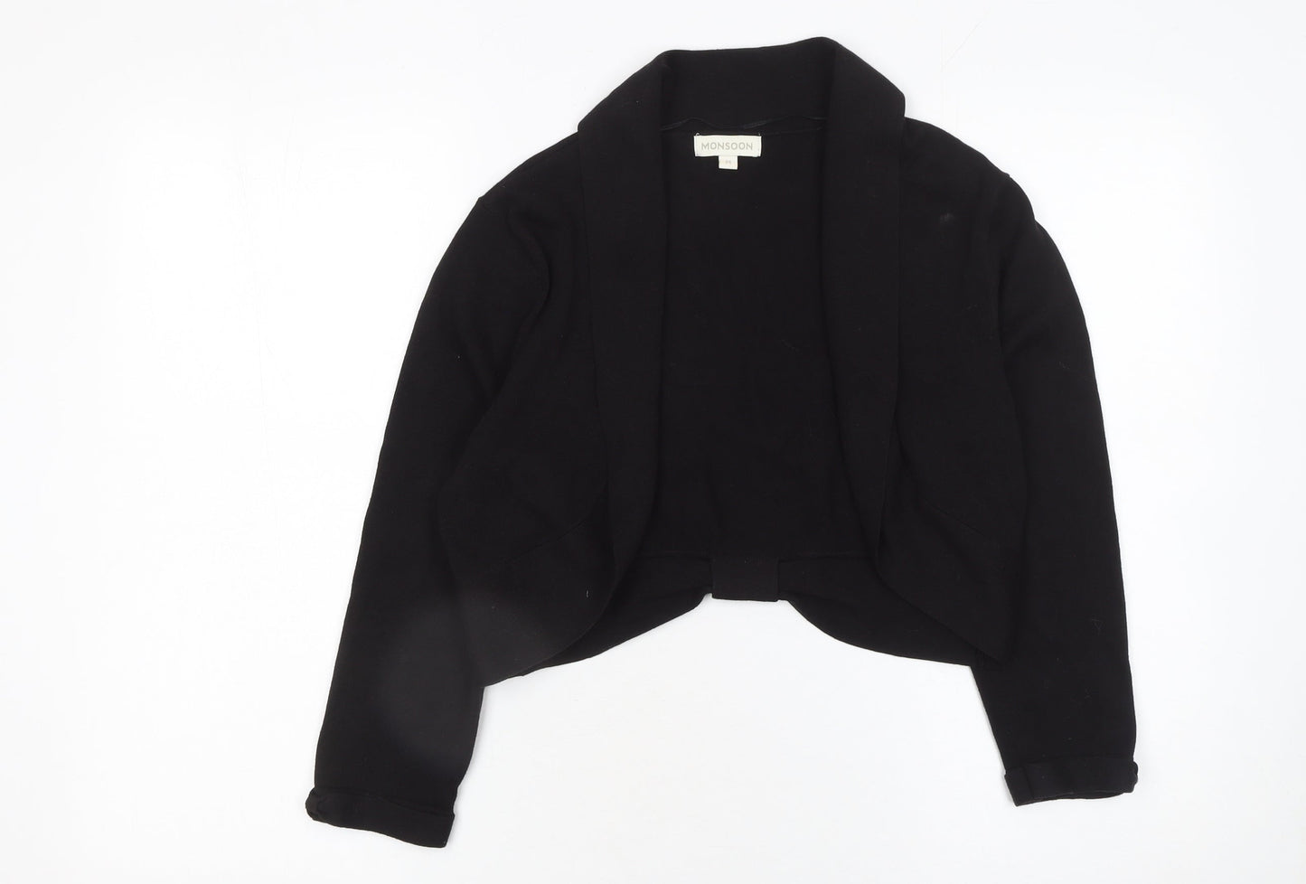 Womens UK Size M Monsoon Black Shrug Jumper