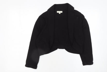 Womens UK Size M Monsoon Black Shrug Jumper
