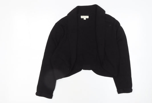 Womens UK Size M Monsoon Black Shrug Jumper