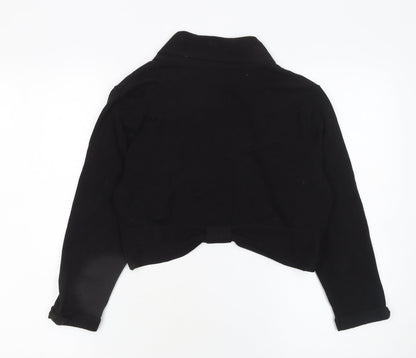 Womens UK Size M Monsoon Black Shrug Jumper