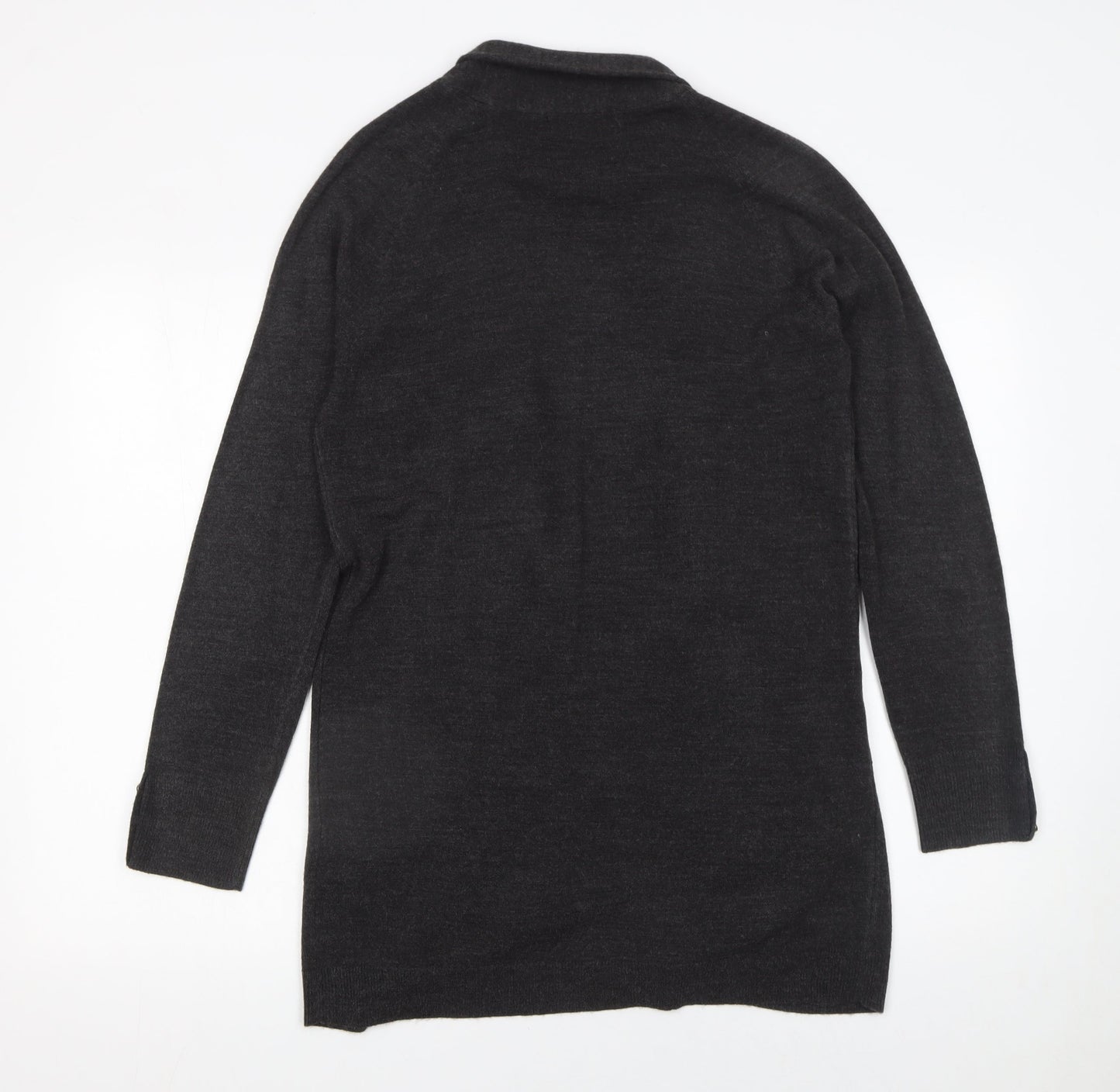 Womens UK Size 12 Marks and Spencer Grey Cardigan Jumper