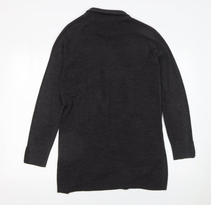 Womens UK Size 12 Marks and Spencer Grey Cardigan Jumper