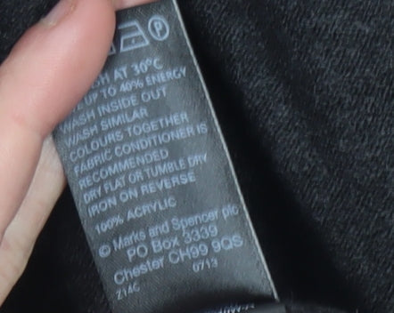 Womens UK Size 12 Marks and Spencer Grey Cardigan Jumper