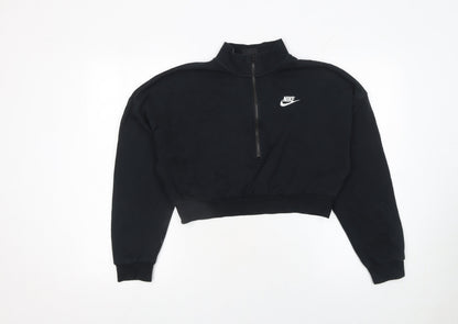 Womens UK Size S Nike Black Pullover Sweatshirt