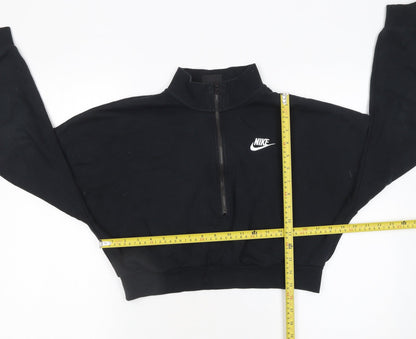 Womens UK Size S Nike Black Pullover Sweatshirt