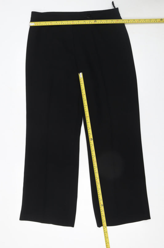 Womens UK Size 14 Principles Regular Fit Business Casual Workwear Black Trousers