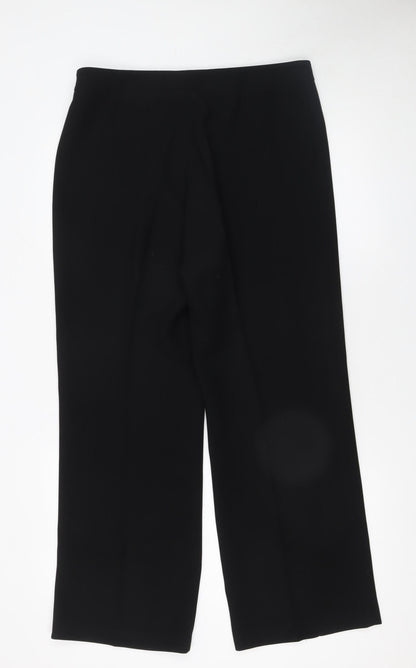 Womens UK Size 14 Principles Regular Fit Business Casual Workwear Black Trousers