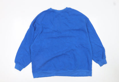 Womens UK Size XS H&M Blue Pullover Sweatshirt