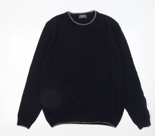 Mens UK Size XL Lorenzo Magni Blue Pullover Jumper