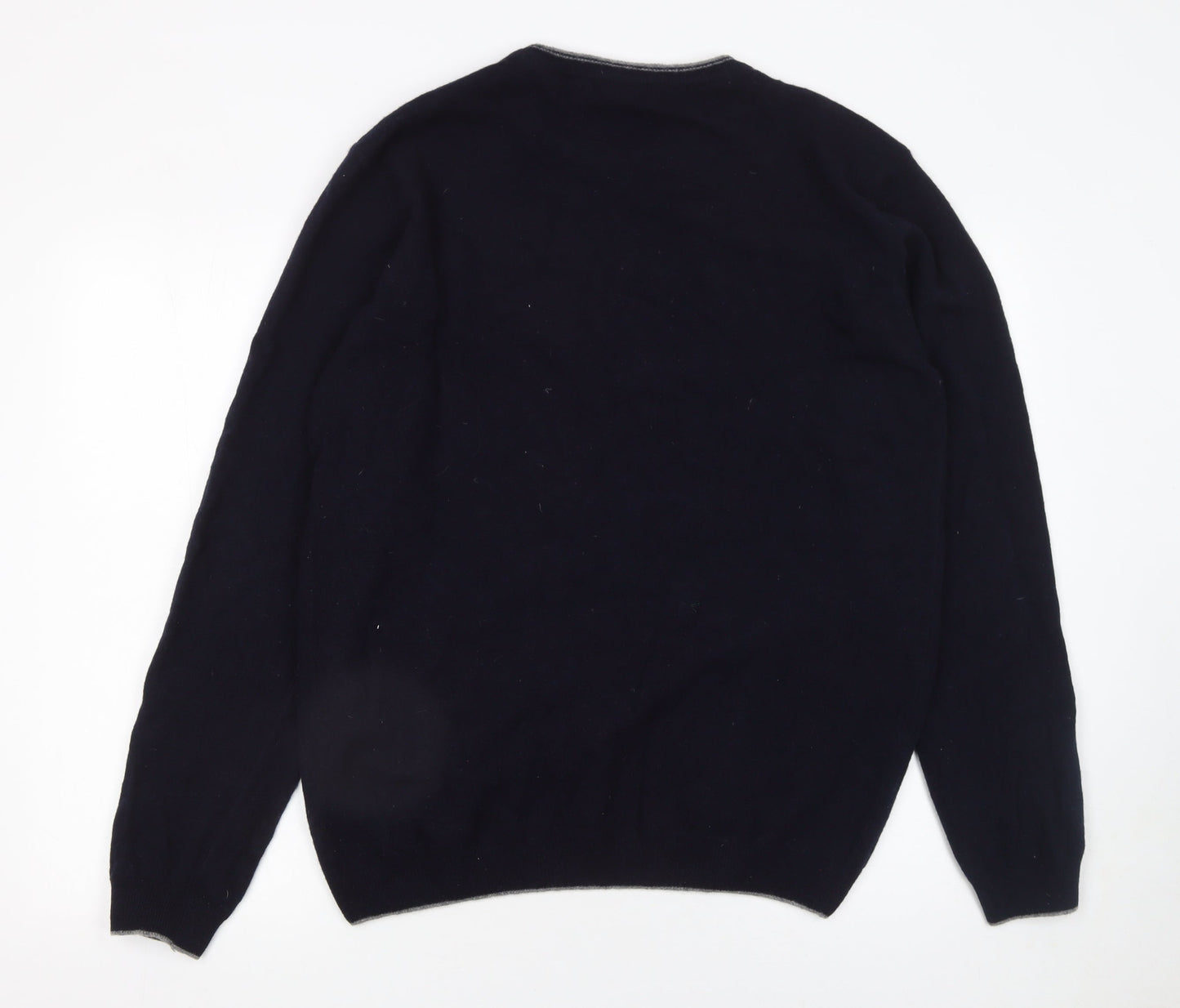 Mens UK Size XL Lorenzo Magni Blue Pullover Jumper