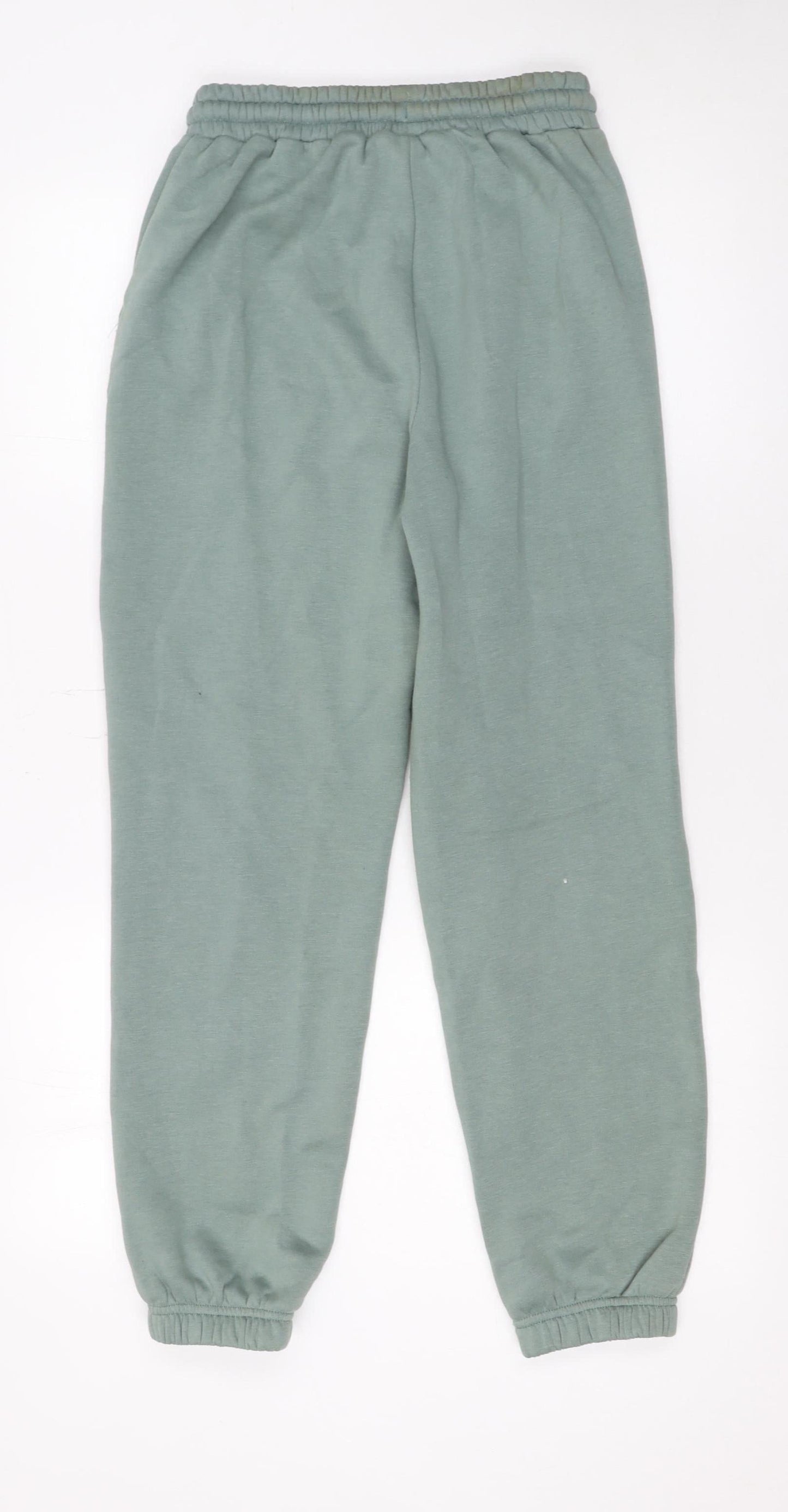 Womens UK Size XS Dunnes Stores Regular Fit Sweatpants Green Trousers