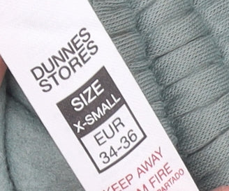 Womens UK Size XS Dunnes Stores Regular Fit Sweatpants Green Trousers