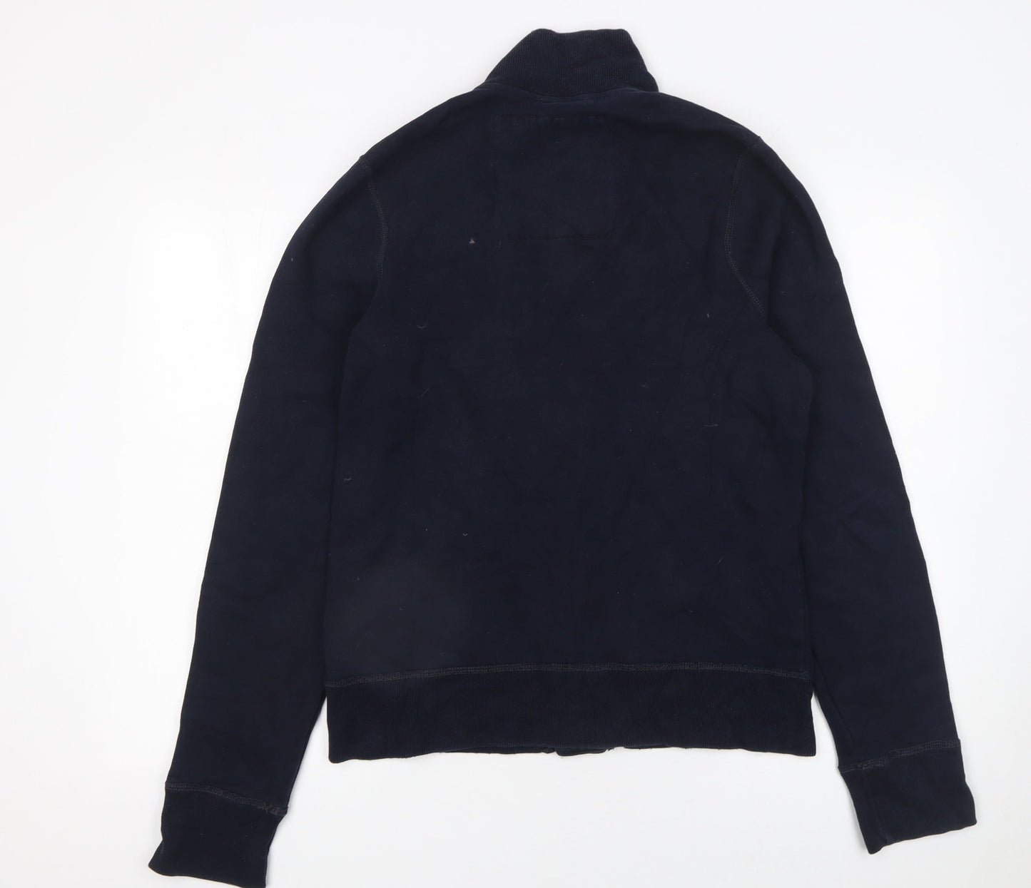 Mens UK Size M Hollister Blue Cardigan Jumper