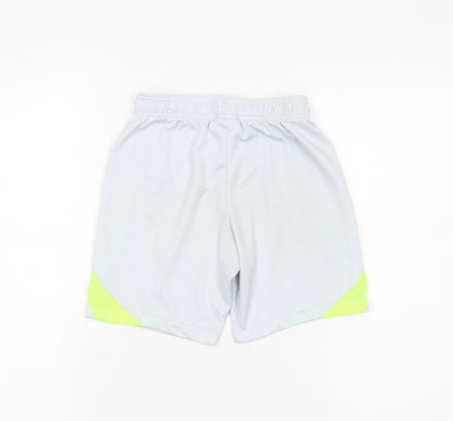 Nike Boys Grey Dri-Fit Athletic Shorts Size 9-10 Years Lightweight Sportswear