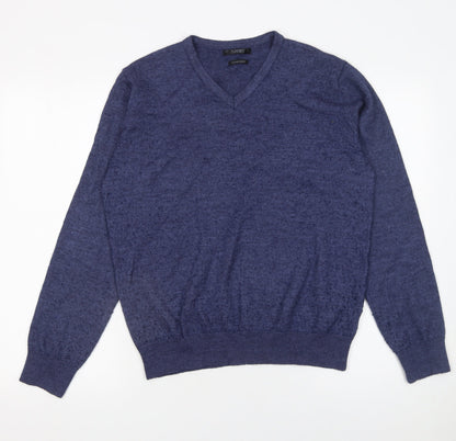 Mens UK Size L St. Bernard for Dunnes Stores Blue Pullover Jumper