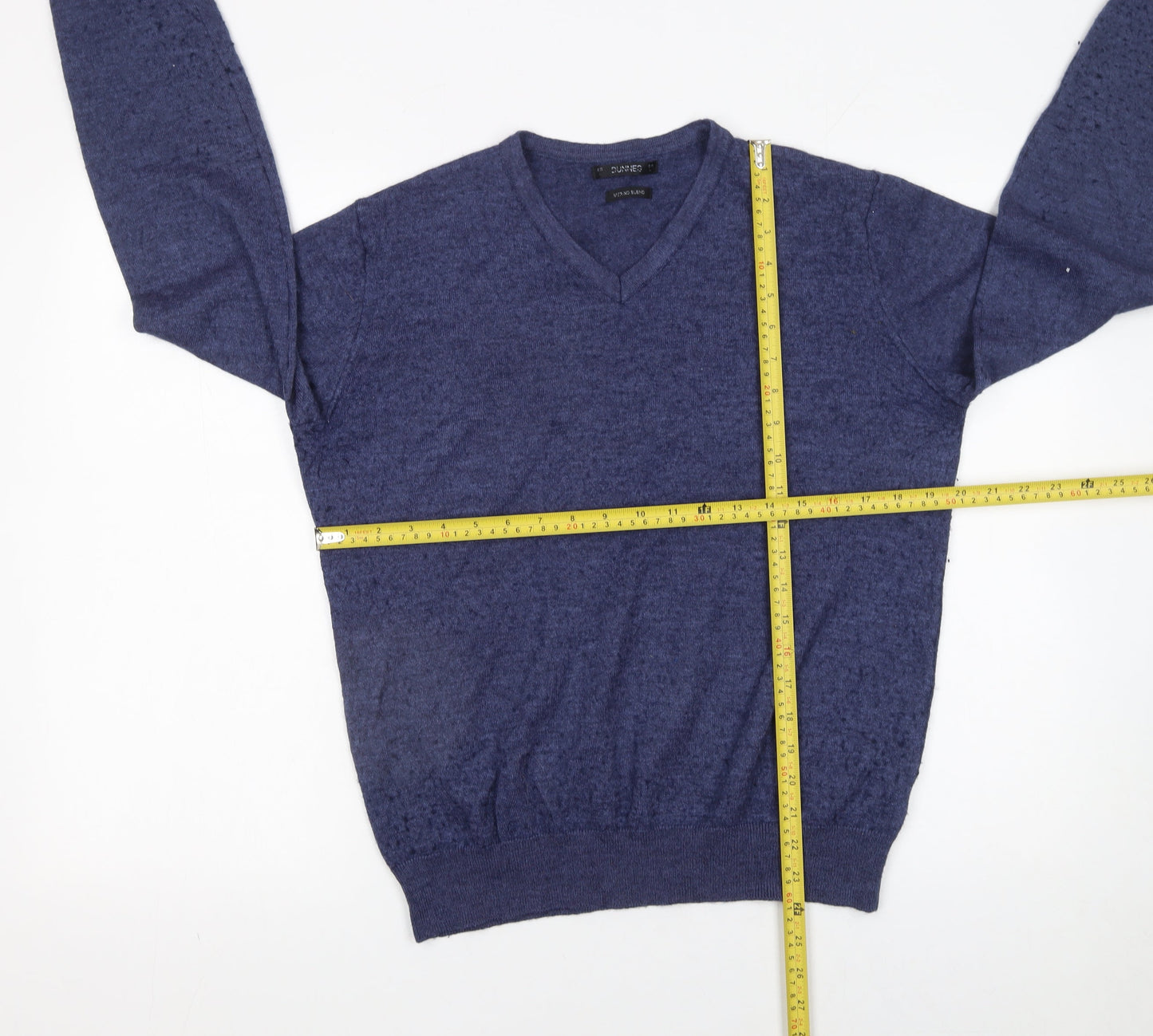 Mens UK Size L St. Bernard for Dunnes Stores Blue Pullover Jumper