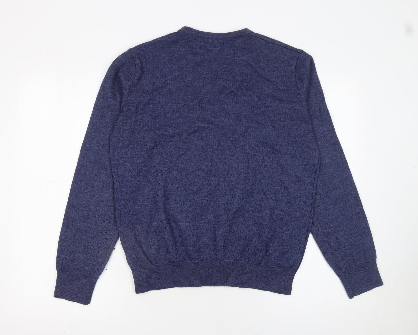 Mens UK Size L St. Bernard for Dunnes Stores Blue Pullover Jumper
