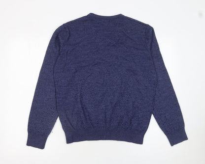 Mens UK Size L St. Bernard for Dunnes Stores Blue Pullover Jumper