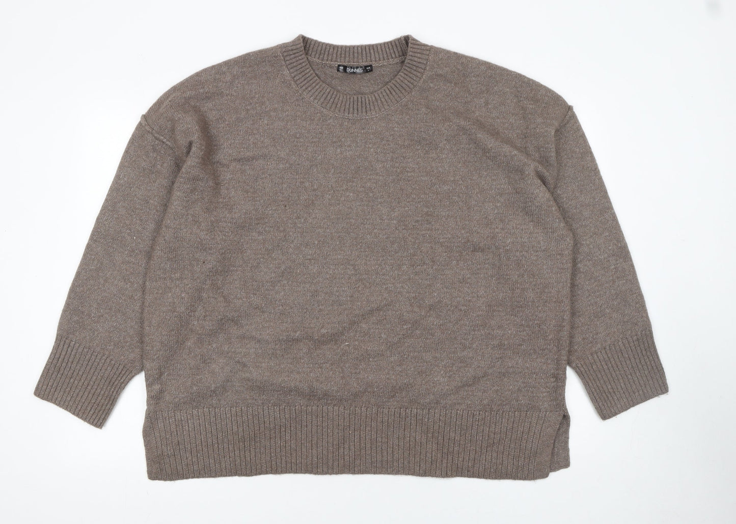 Womens UK Size L Dunnes Stores Brown Pullover Jumper