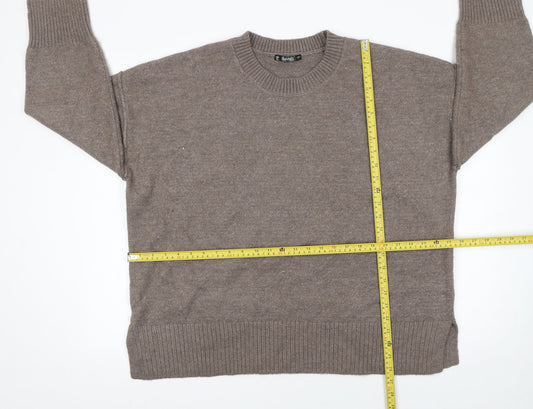 Womens UK Size L Dunnes Stores Brown Pullover Jumper