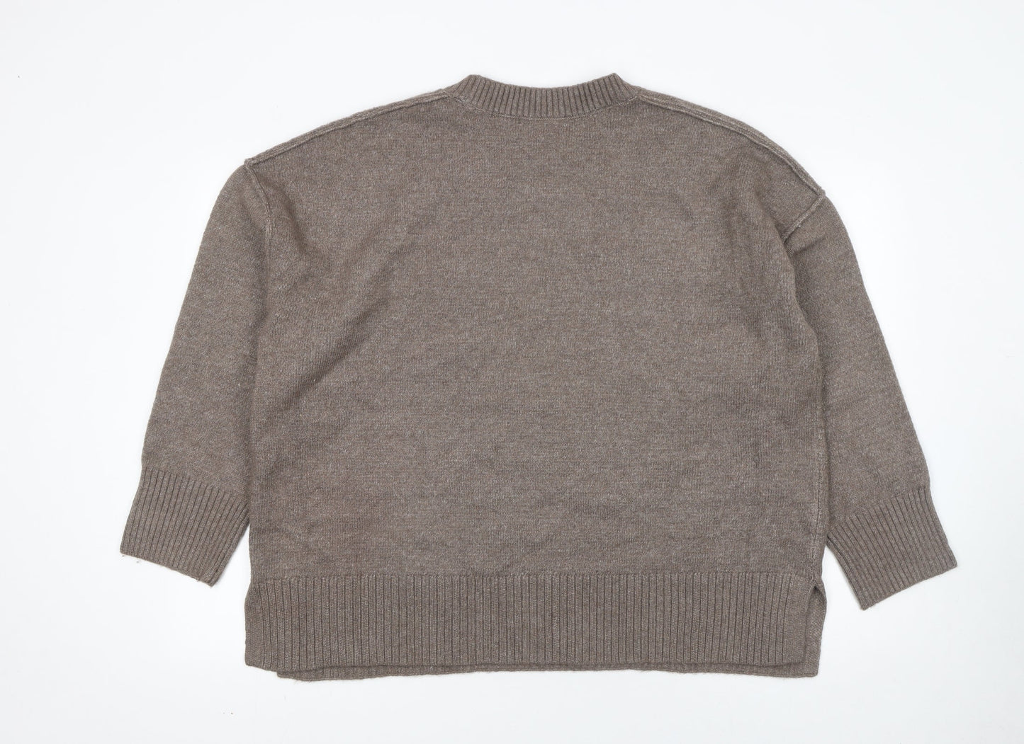 Womens UK Size L Dunnes Stores Brown Pullover Jumper