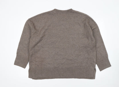 Womens UK Size L Dunnes Stores Brown Pullover Jumper