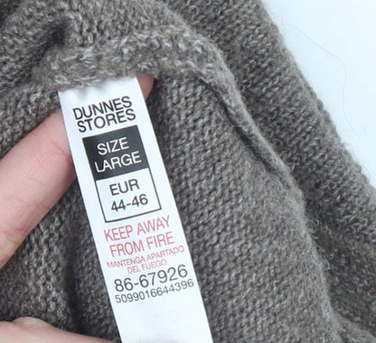 Womens UK Size L Dunnes Stores Brown Pullover Jumper