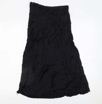Womens UK Size XS Zara A-Line Satin Skirt