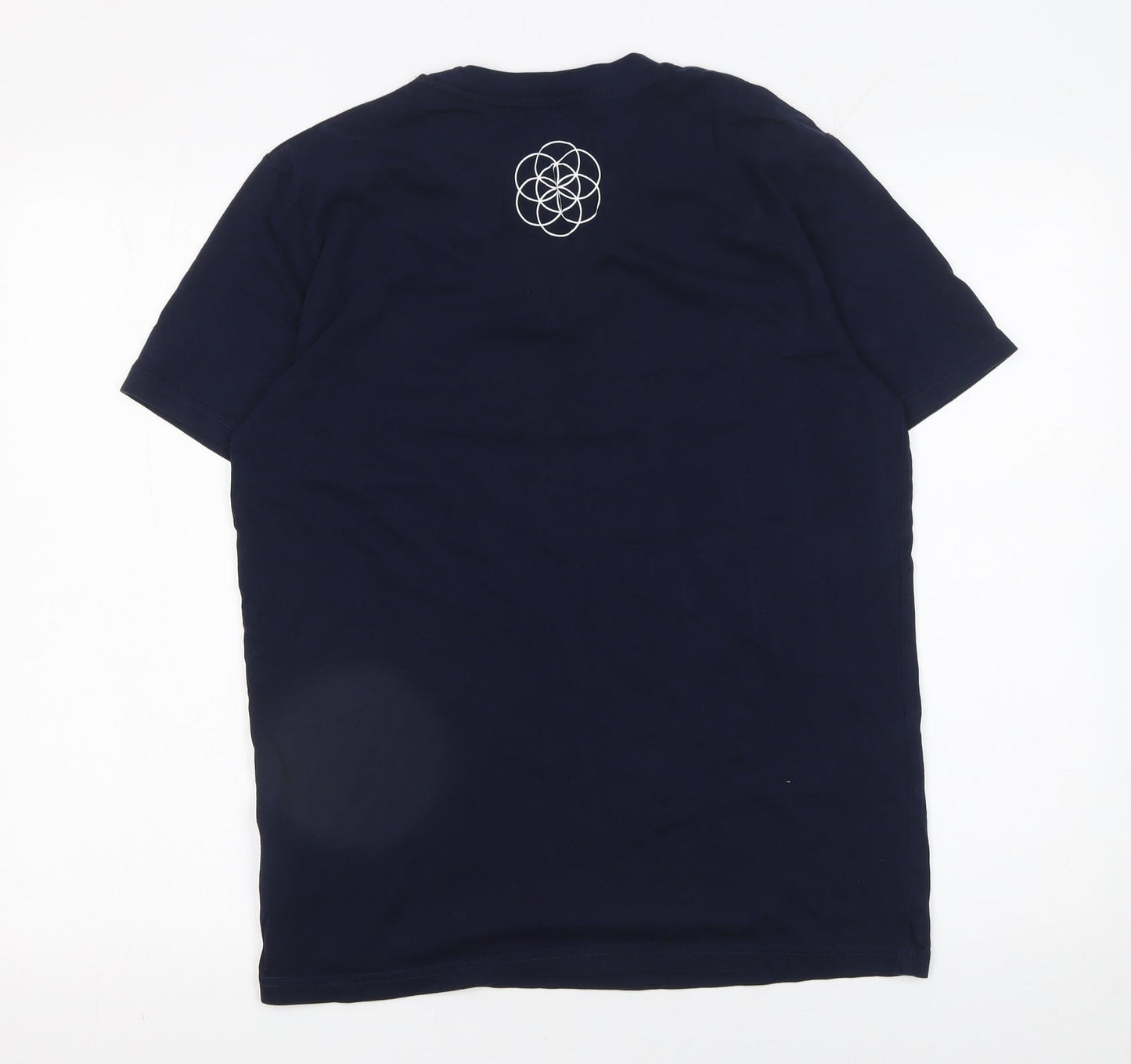 Womens UK Size M Stanley/Stella Blue Basic T-Shirt
