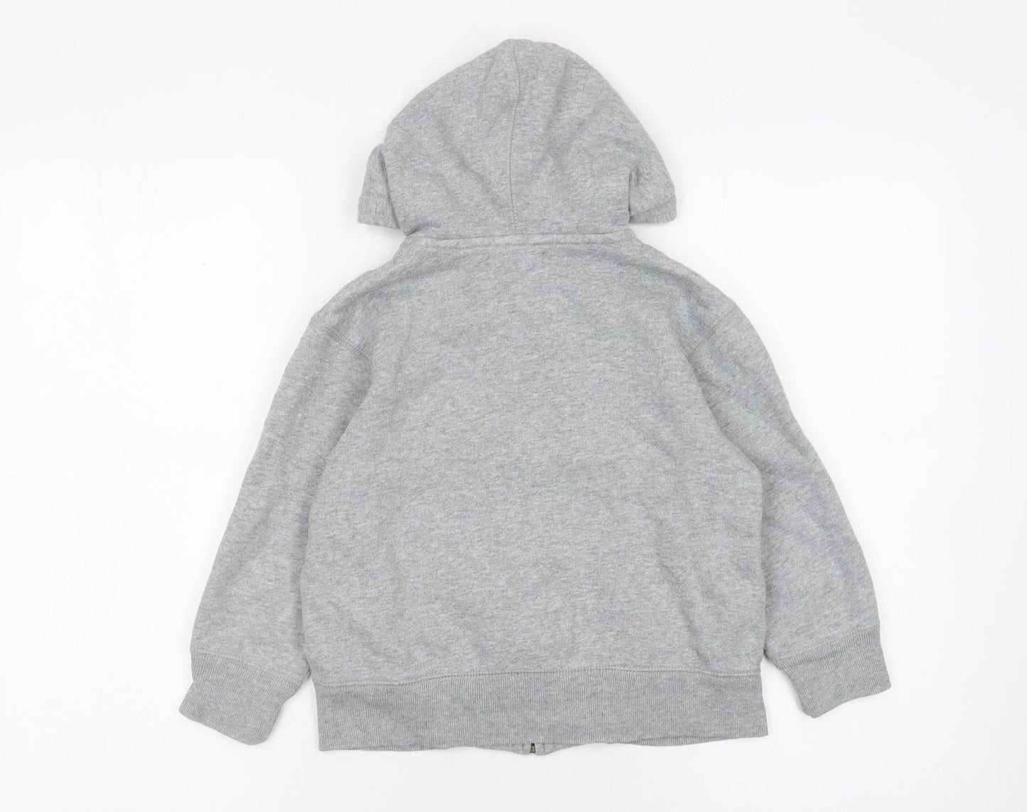 Boys UK Size 4-5 Years Gap Grey Full Zip Hoodie