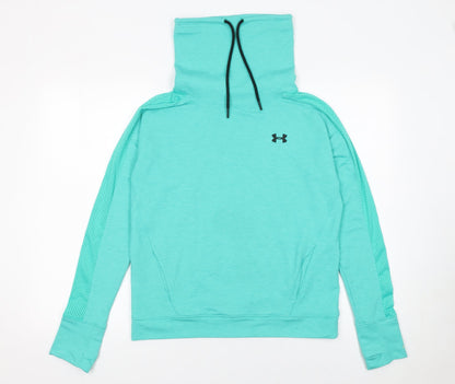 Womens UK Size S Under armour Blue Pullover Hoodie