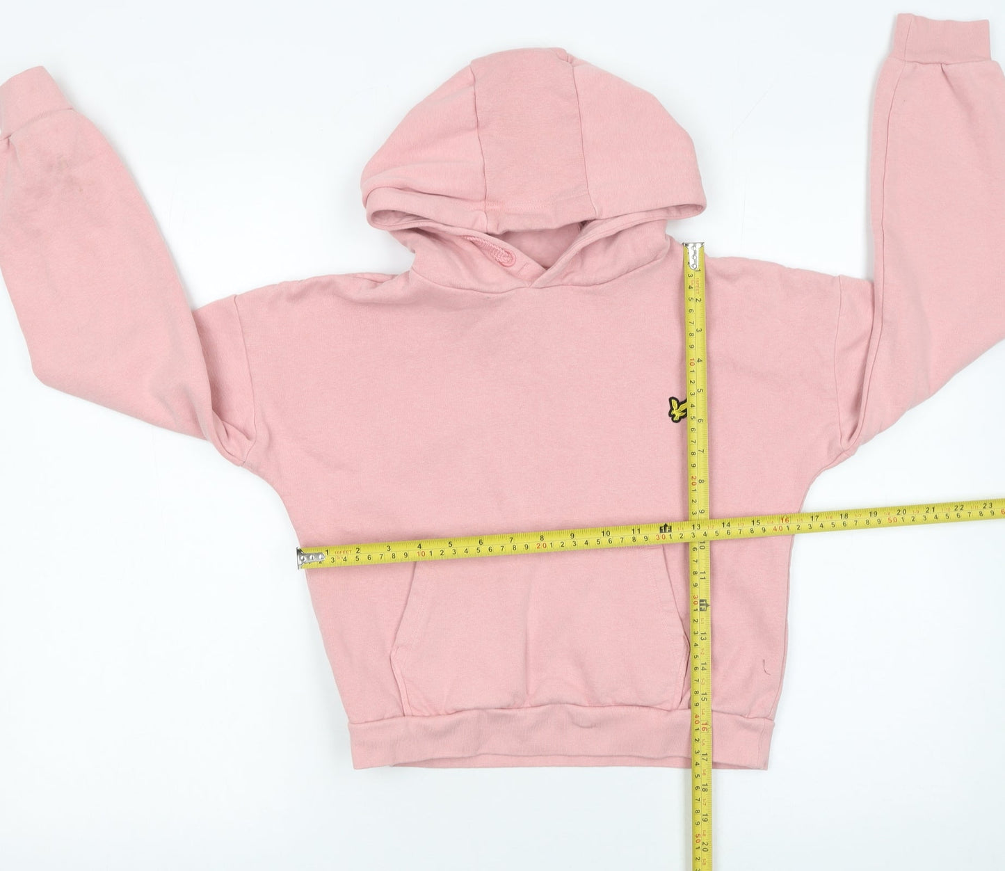Girls UK Size 10-11 Years Lyle & Scott Pink Pullover Hoodie