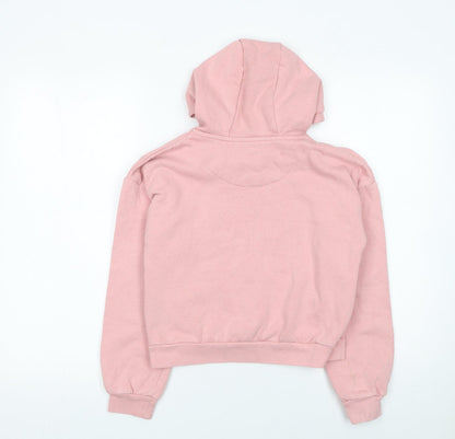 Girls UK Size 10-11 Years Lyle & Scott Pink Pullover Hoodie