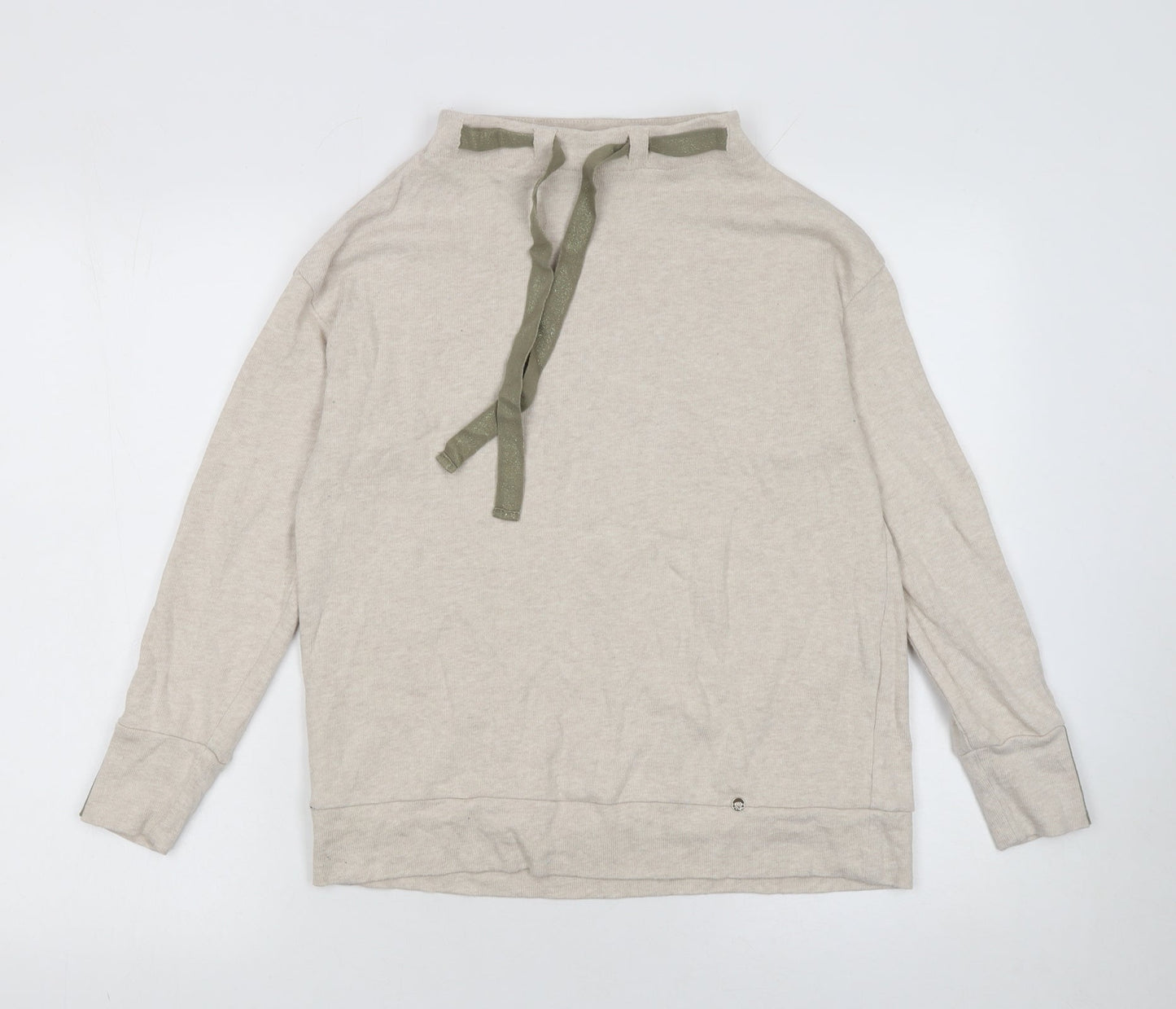Womens UK Size 12 Féria Beige Pullover Jumper