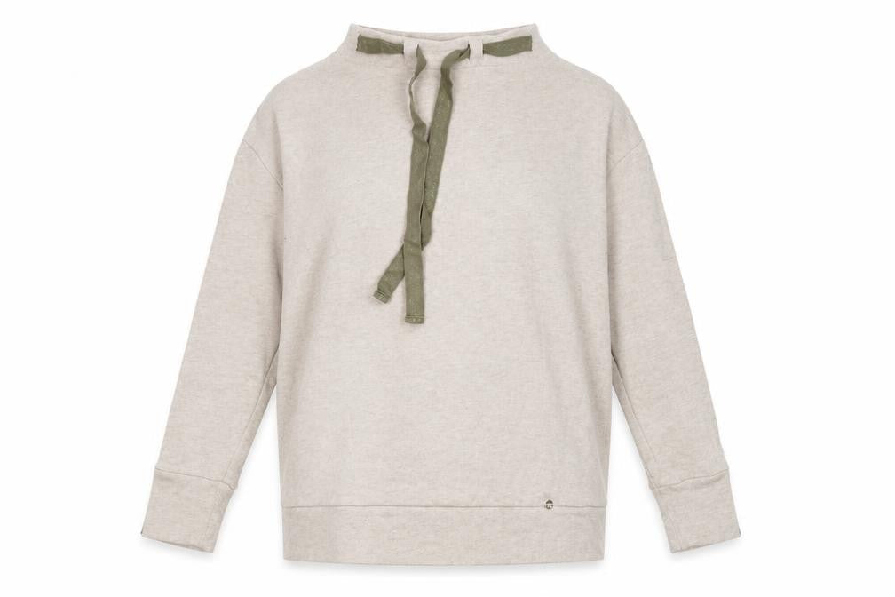 Womens UK Size 12 Féria Beige Pullover Jumper