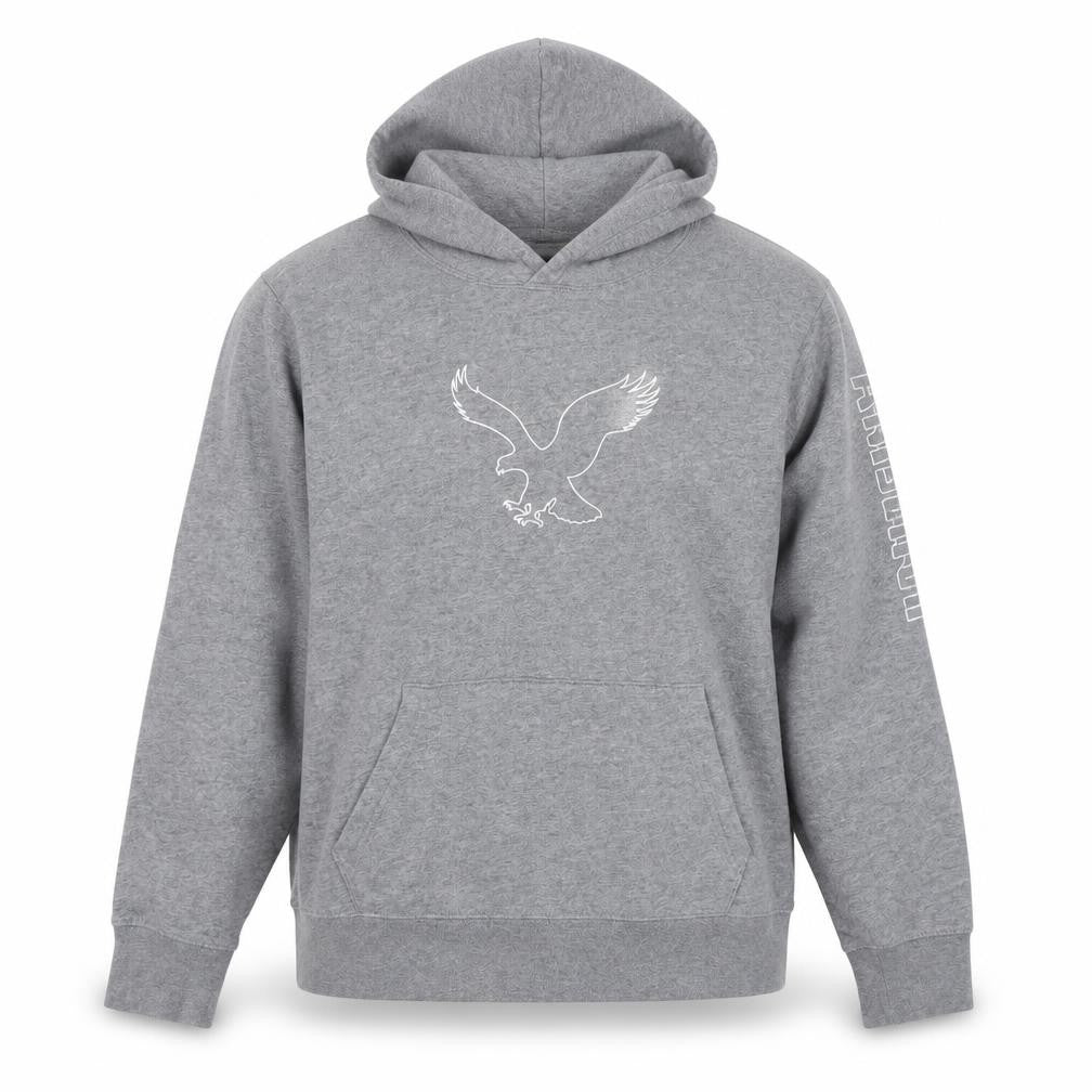 Mens UK Size M American Eagle Outfitters Grey Pullover Hoodie