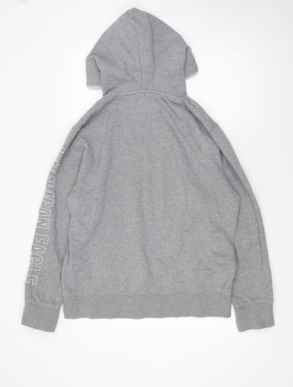 Mens UK Size M American Eagle Outfitters Grey Pullover Hoodie